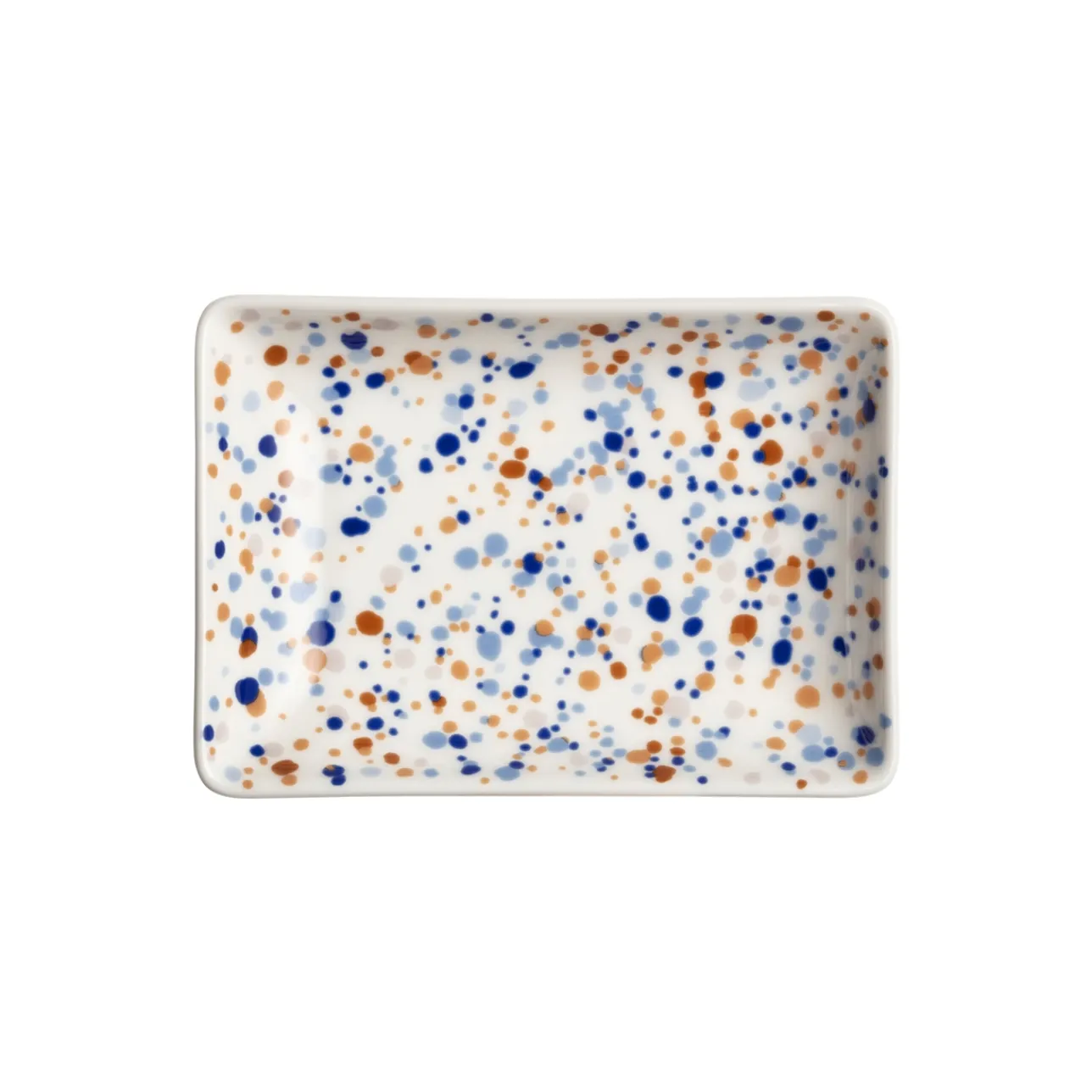 Tallrikar*IITTALA A6 tallrik 10x15cm Helle blå-brun Blå-brun