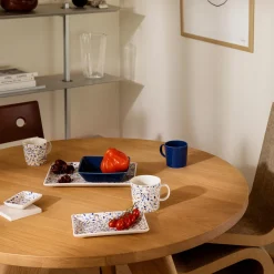 Tallrikar*IITTALA A5 tallrik 15x21cm Helle blå-brun Blå-brun