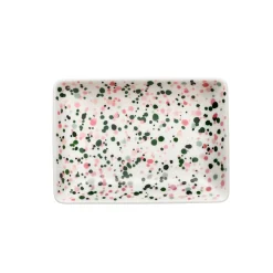 Tallrikar*IITTALA A6 tallrik 10x15cm Helle rosa-grön Helle rosa-grön