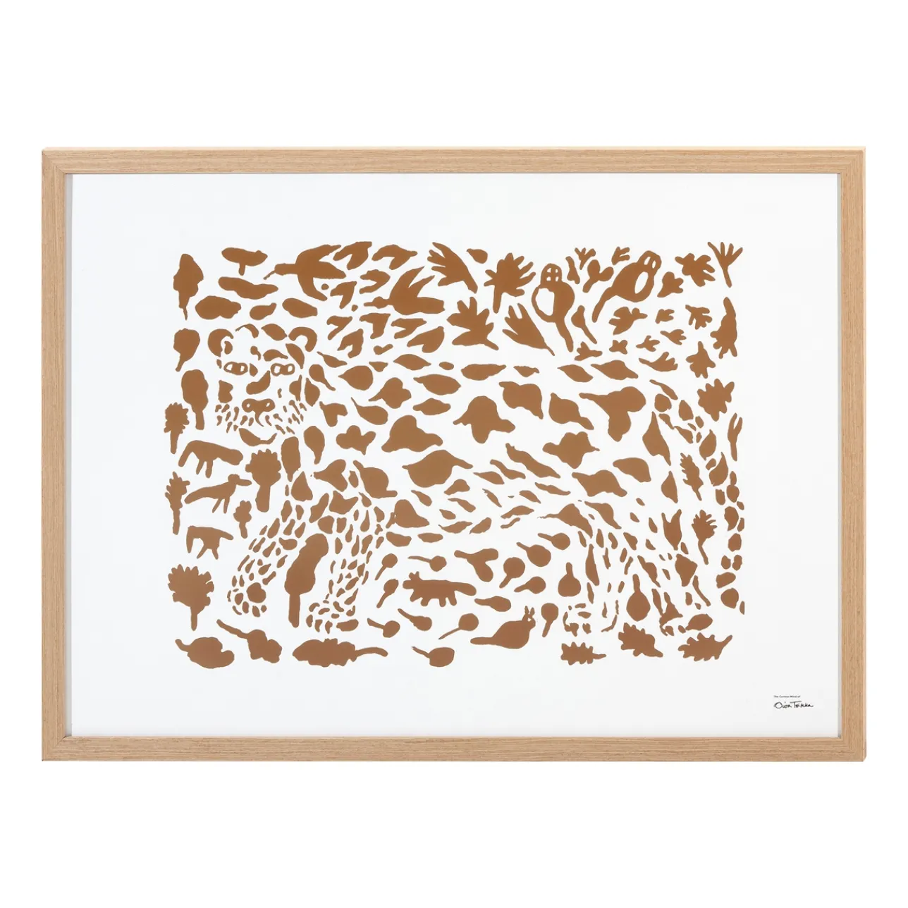 Accessoarer*IITTALA Art poster 50x70cm cheetah brun