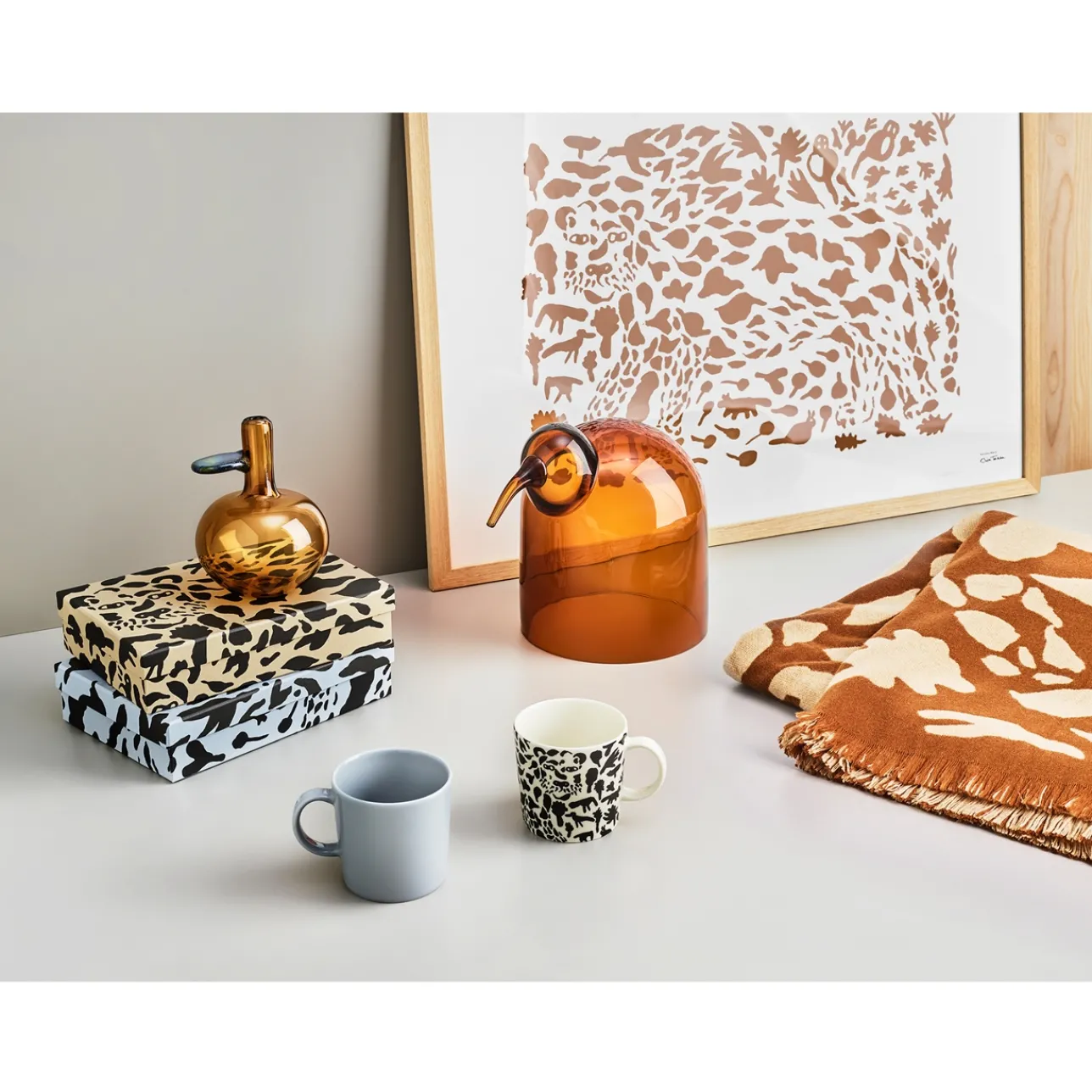 Accessoarer*IITTALA Art poster 50x70cm cheetah brun