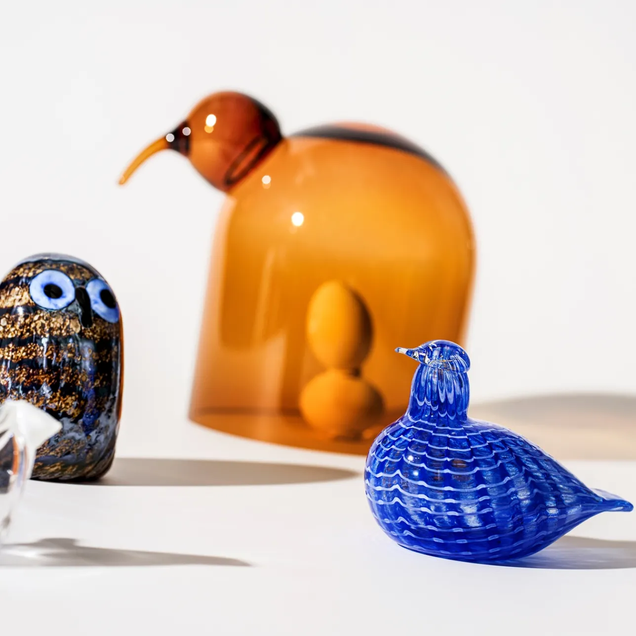 Birds By Toikka|Konstföremål*IITTALA Blåfjäder 120x85mm