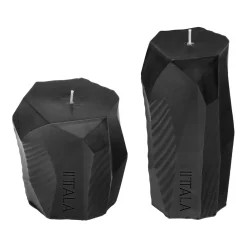 Levande Ljus*IITTALA Blockljus 16cm aska