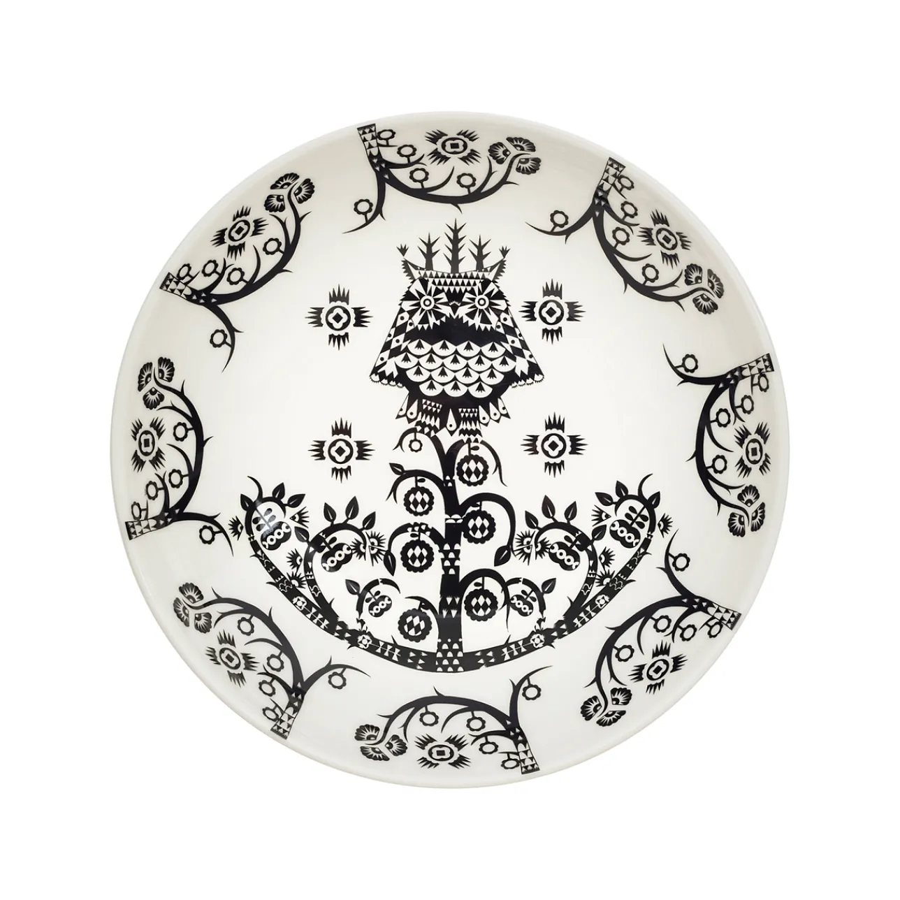 Tallrikar*IITTALA Djup tallrik 20cm deco Svart