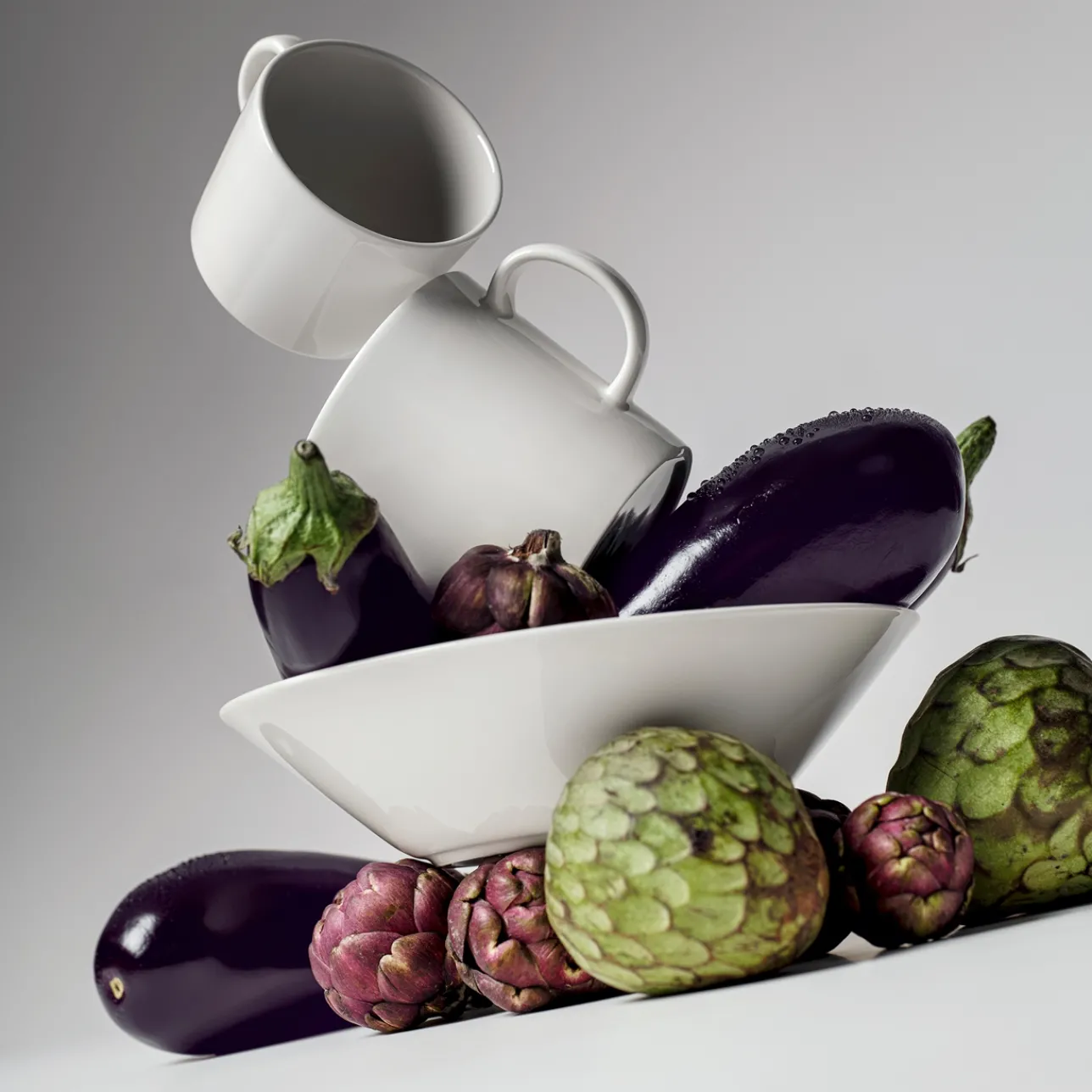 Tallrikar*IITTALA Djup tallrik 21cm Vit