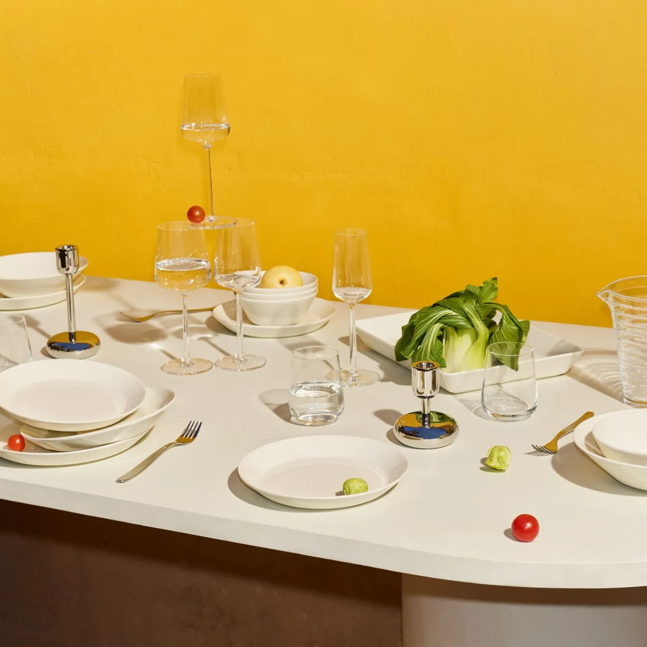 Tallrikar*IITTALA Djup tallrik 21cm Vit