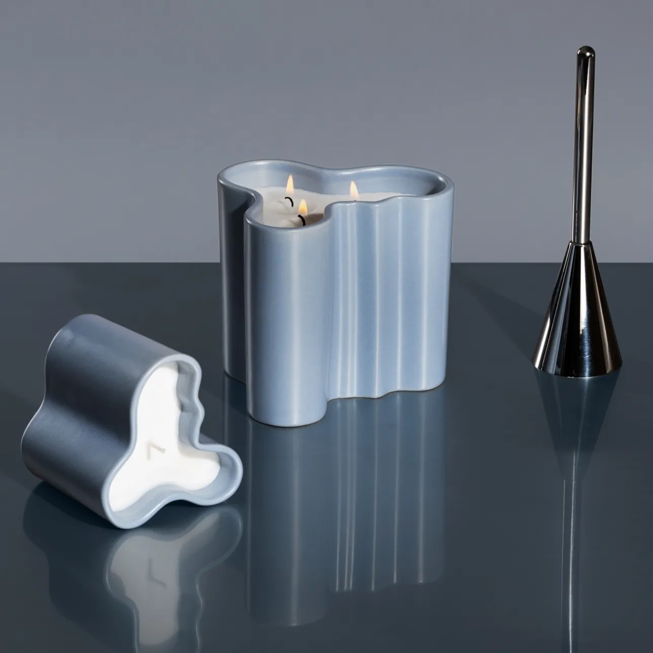 Alvar Aalto Collection|Levande Ljus*IITTALA Doftljus 8cm vatten
