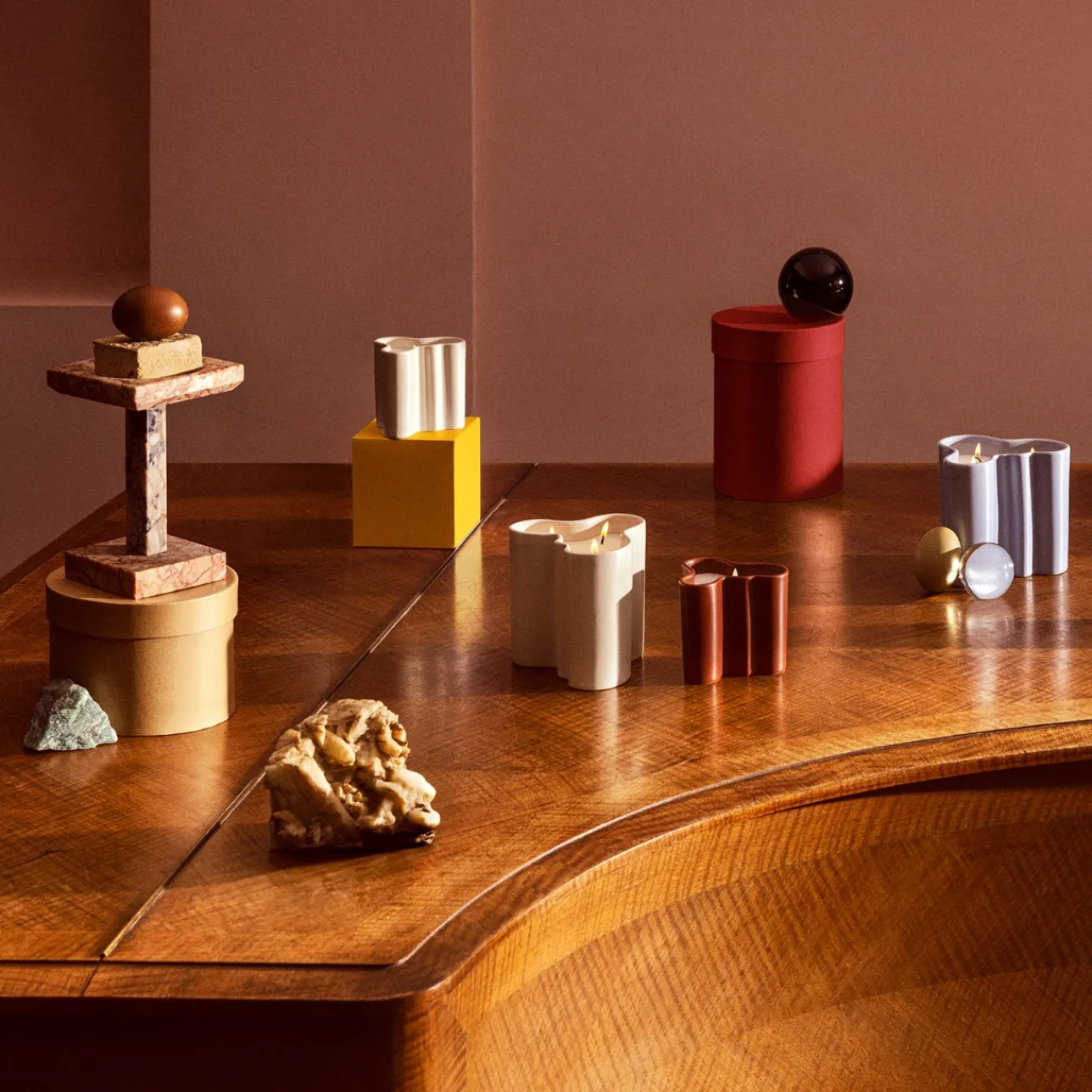 Alvar Aalto Collection|Levande Ljus*IITTALA Doftljus 11cm vatten