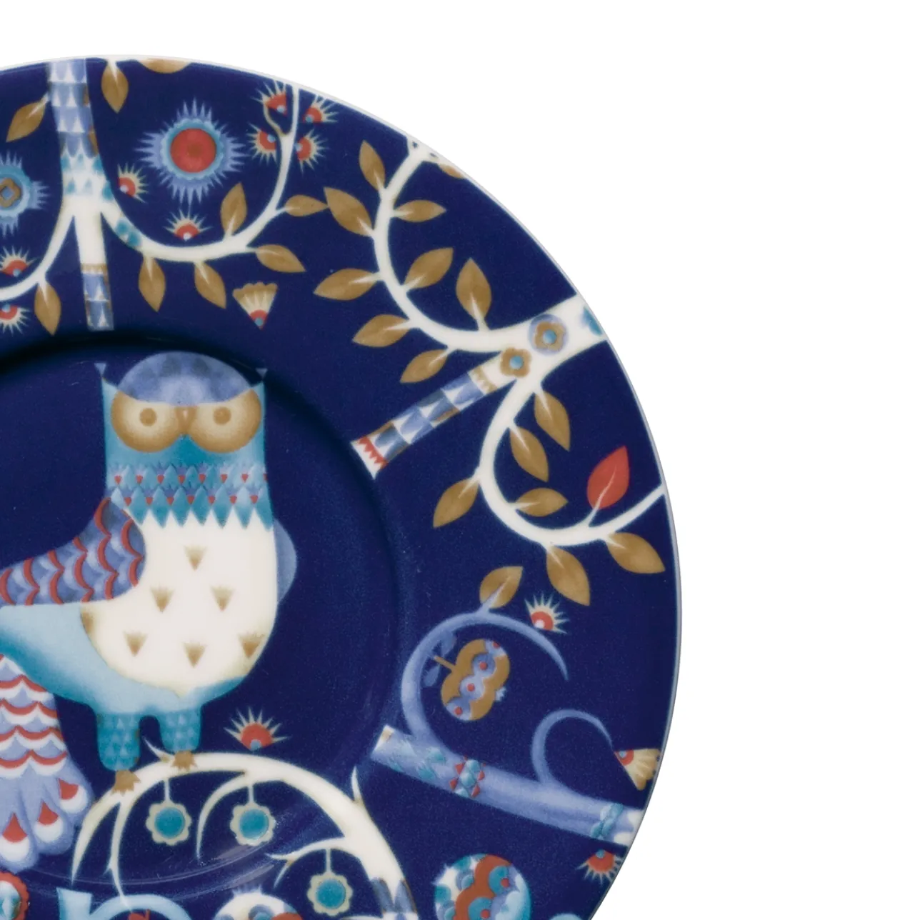 Tallrikar*IITTALA Fat till kaffekopp 15cm blå Blå