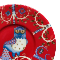 Tallrikar*IITTALA Fat till kaffekopp 15cm röd Röd