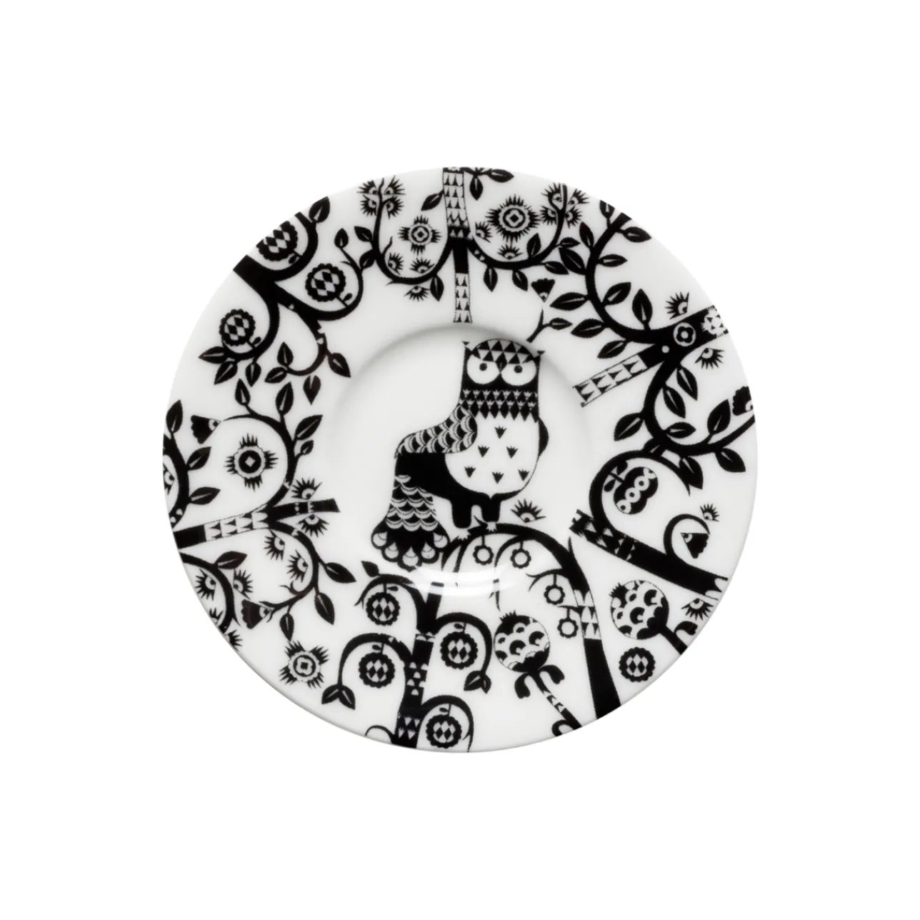 Tallrikar*IITTALA Fat till kaffekopp 11cm Svart