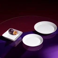 Tallrikar*IITTALA Fat 16x16cm vit