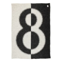 Hemtextilier*IITTALA Filt 130x180cm Ecru-svart