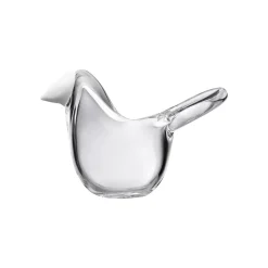 Birds By Toikka|Konstföremål*IITTALA Flugsnappare 95x60mm Klar/vit