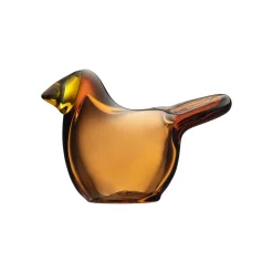 Birds By Toikka|Konstföremål*IITTALA Flugsnappare 95x60mm -citrongul Koppar