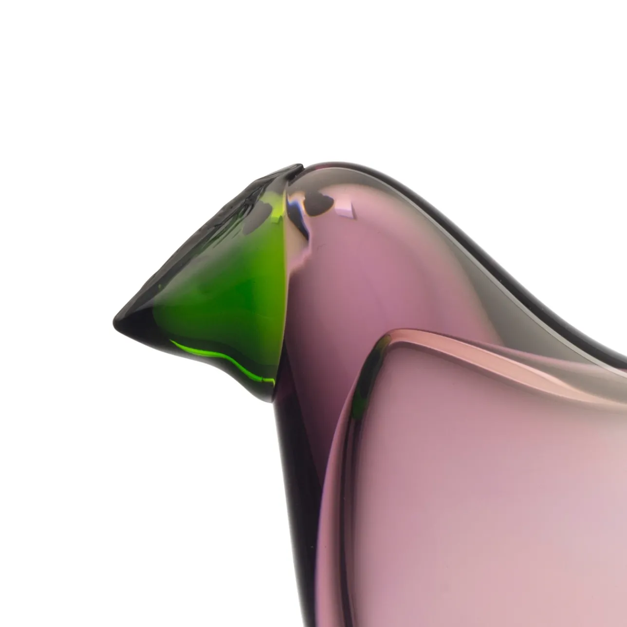 Birds By Toikka|Konstföremål*IITTALA Flugsnappare 95x60mm ljung-tallgrön Ljuslila-Grön