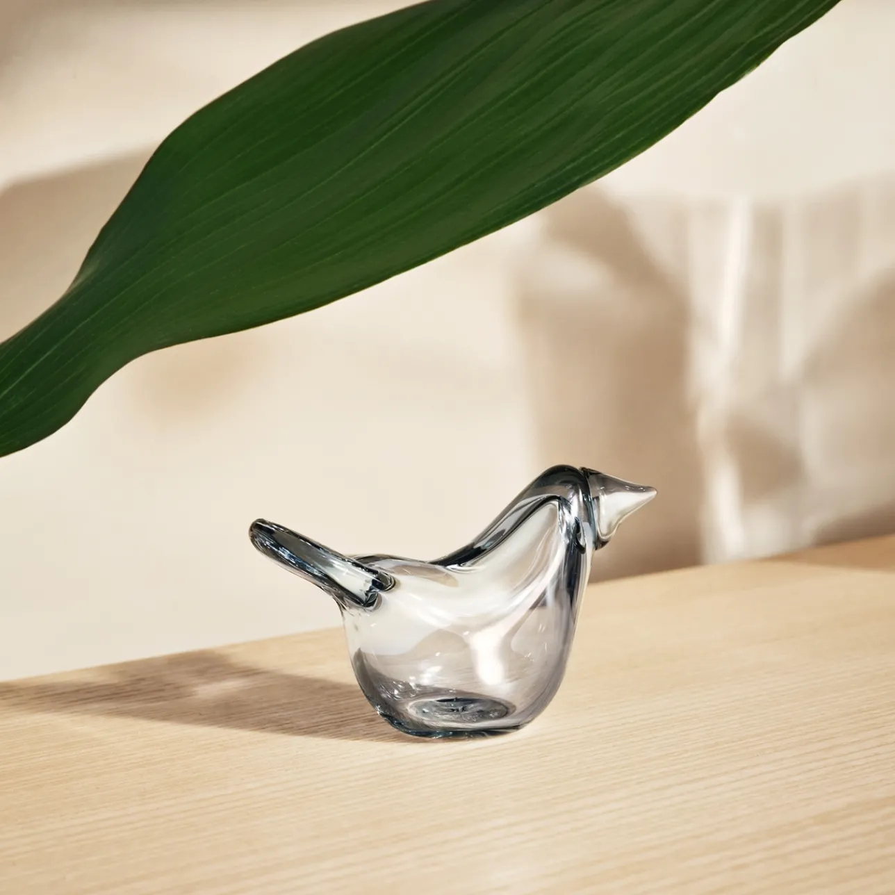 Birds By Toikka|Konstföremål*IITTALA Flugsnappare 95x60mm återvunnet glas Återvunnet