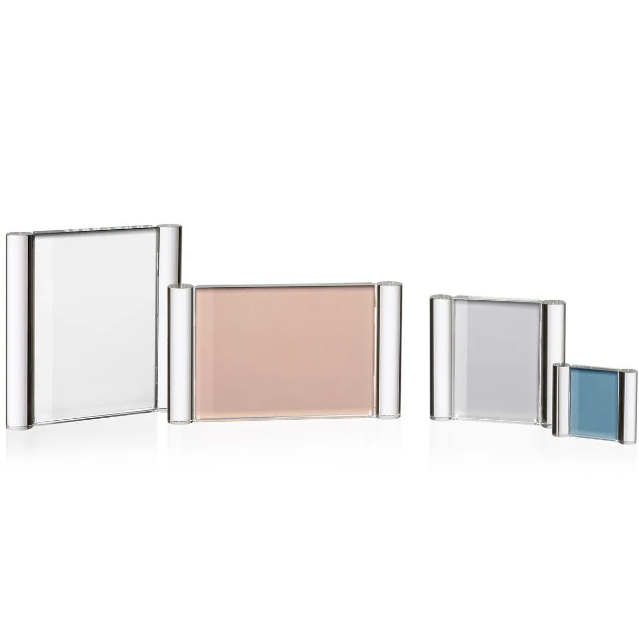 Glasdekoration*IITTALA Fotoram 76x64mm blå