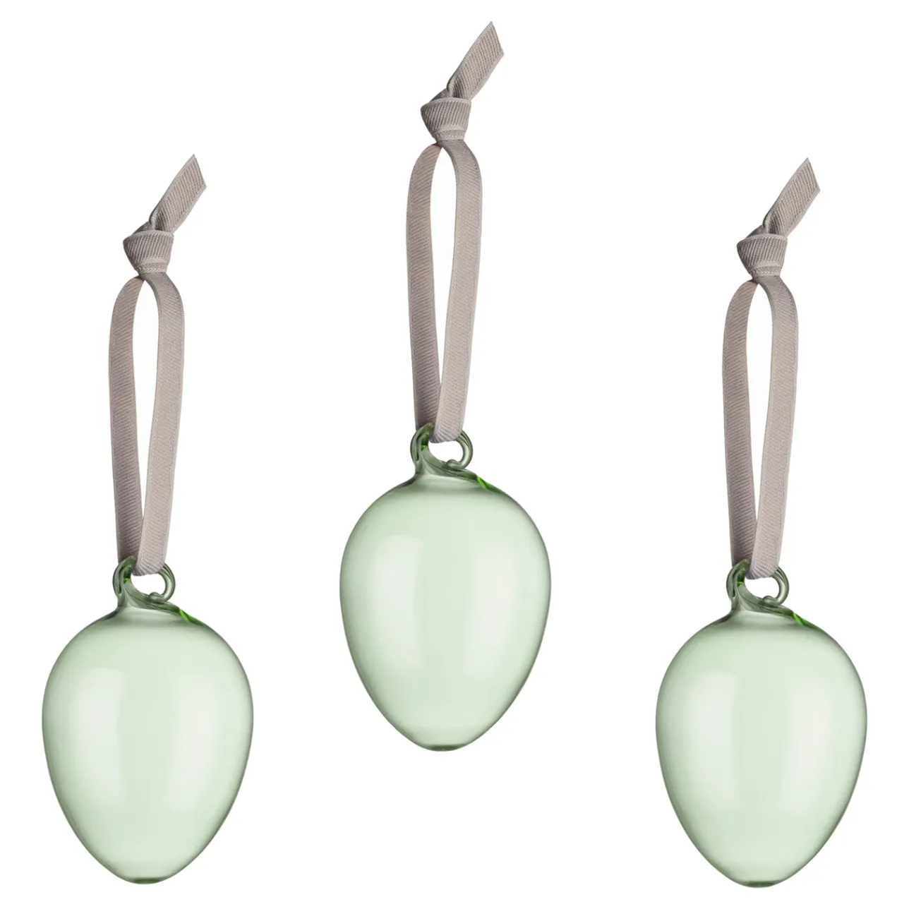 Glasdekoration*IITTALA Glas ägg 60mm grön 3st Grön