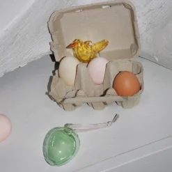 Glasdekoration*IITTALA Glas ägg 60mm grön 3st Grön