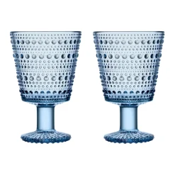 Alla Glas|Dricksglas*IITTALA Glas på fot 26cl 2-pack Aqua