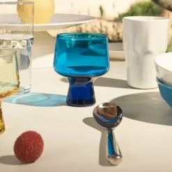 Alla Glas|Dricksglas*IITTALA Glas på fot 29cl elektrisk blå 2-pack