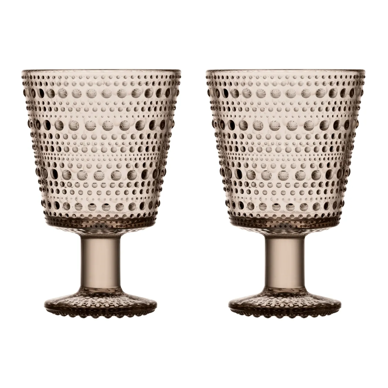 Alla Glas|Dricksglas*IITTALA Glas på fot 26cl 2-pack Linne