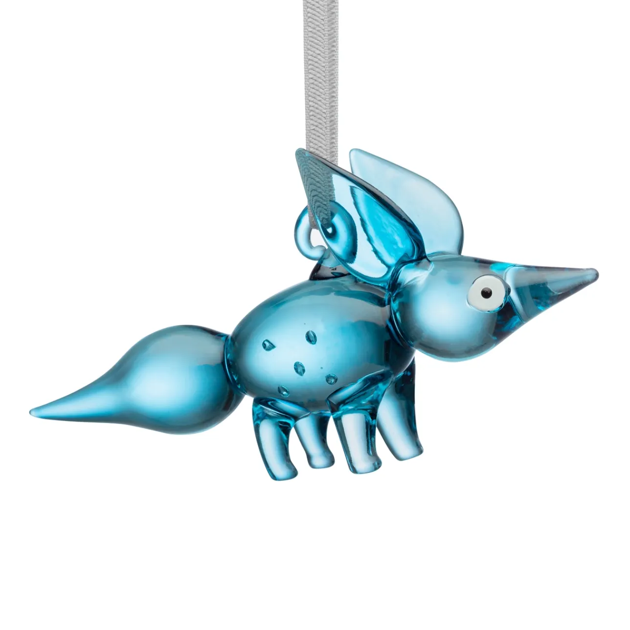 Glasdekoration*IITTALA Glasdekoration stående 115mm blå