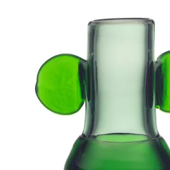 Konstföremål|Vaser*IITTALA Glaskonst vas 250mm grön-ljusgrön