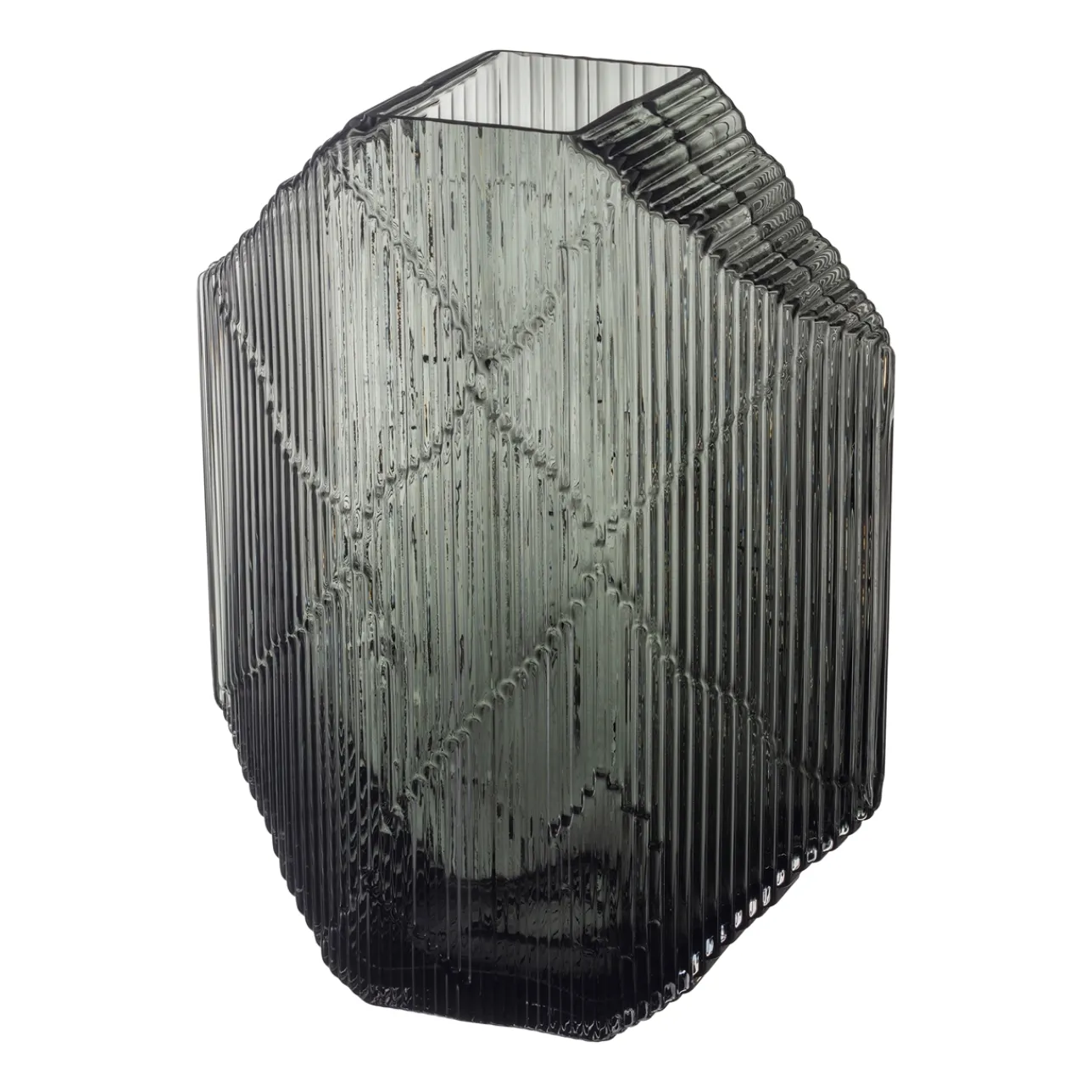 Konstföremål*IITTALA Glaskulptur 240x320 mörkgrå Mörkgrå