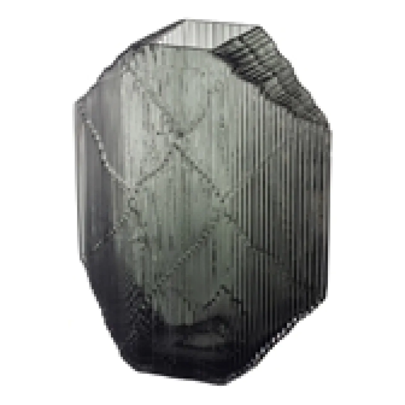 Konstföremål*IITTALA Glaskulptur 240x320 mörkgrå Mörkgrå