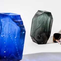 Konstföremål*IITTALA Glaskulptur 240x320 ultramarin blå Ultramarin blå