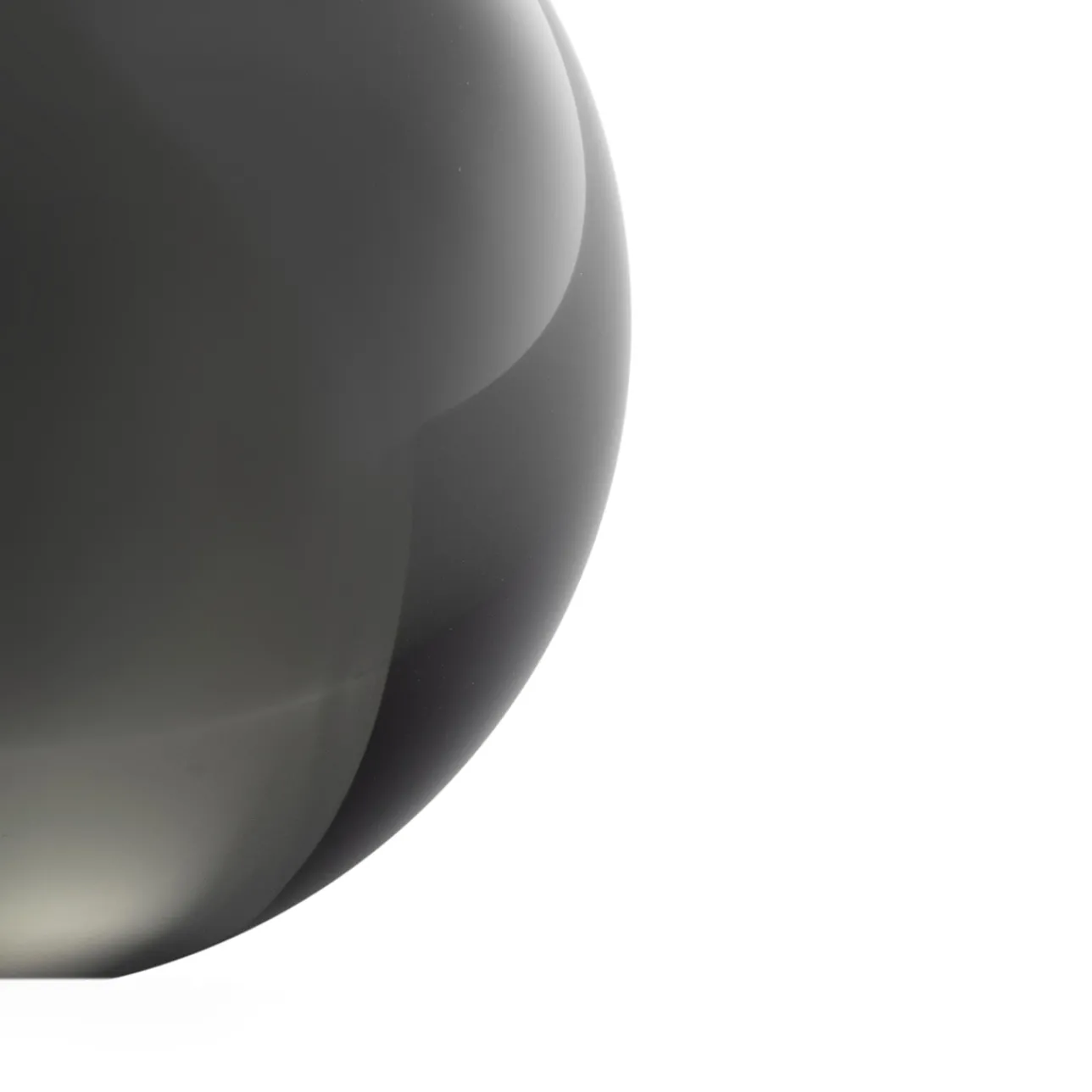 Glasdekoration|Accessoarer*IITTALA Glassfär 5cm stålgrå