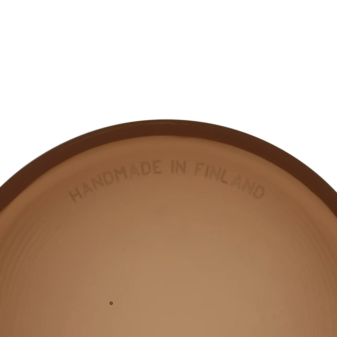 Glasdekoration*IITTALA Glasunderlägg 9cm linne