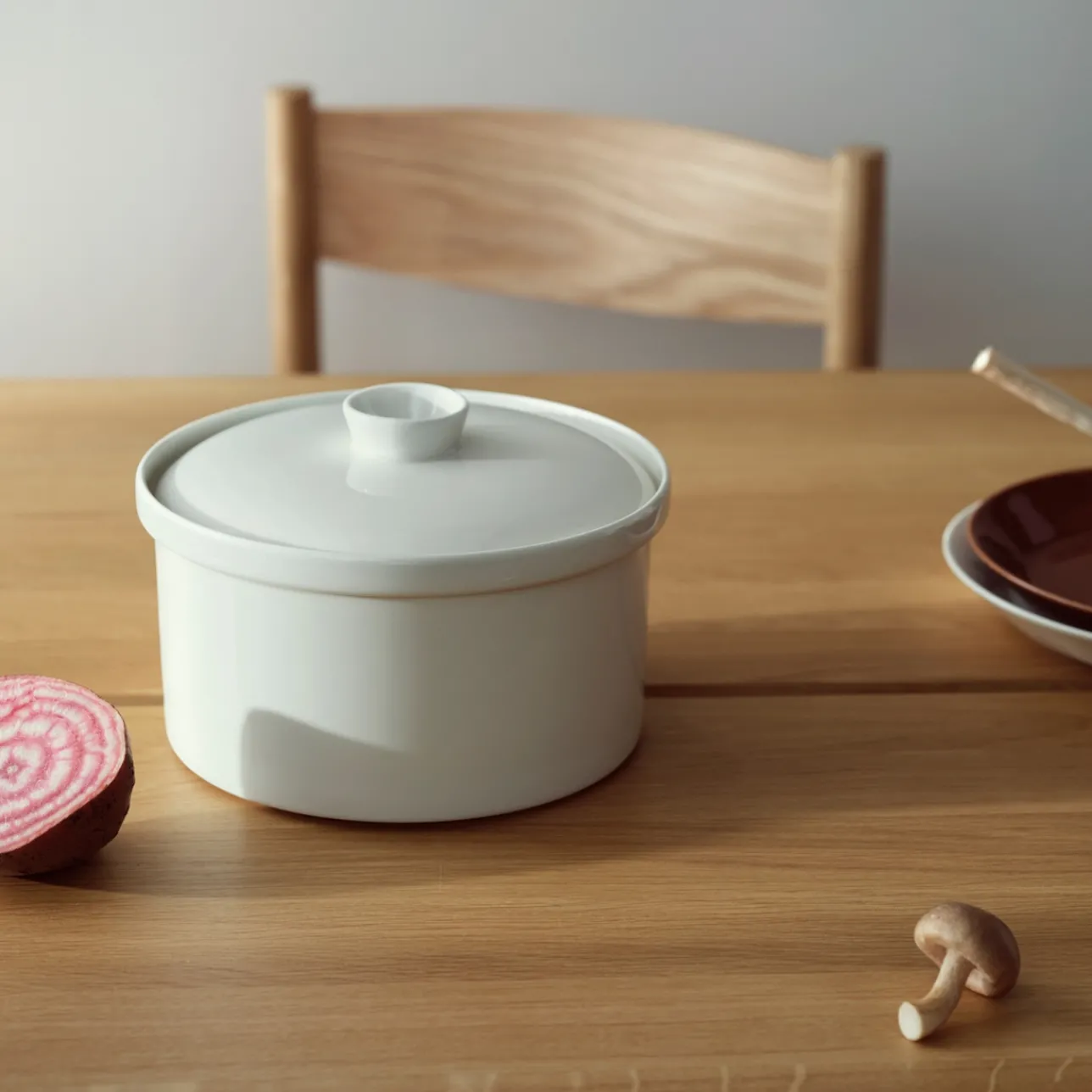 Grytor|Kastruller Och Stekpannor*IITTALA Gryta med lock 2,3L Vit