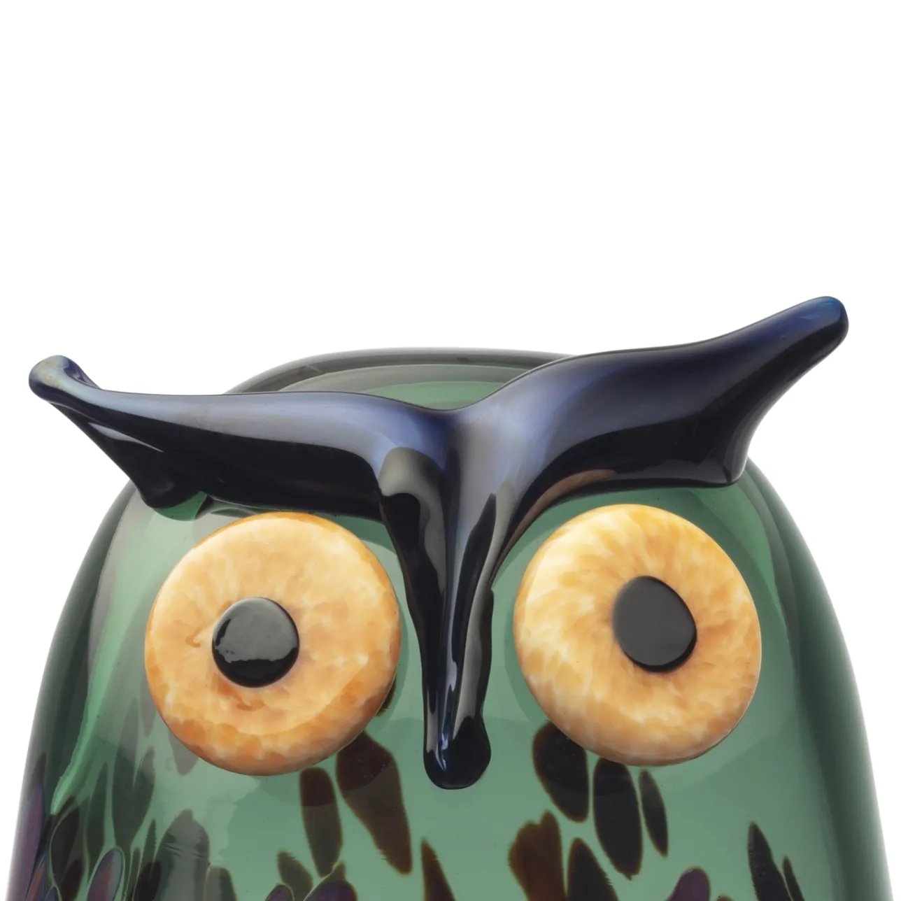 Birds By Toikka|Konstföremål*IITTALA Hornuggla 110x175mm tallgrön Dennengroen