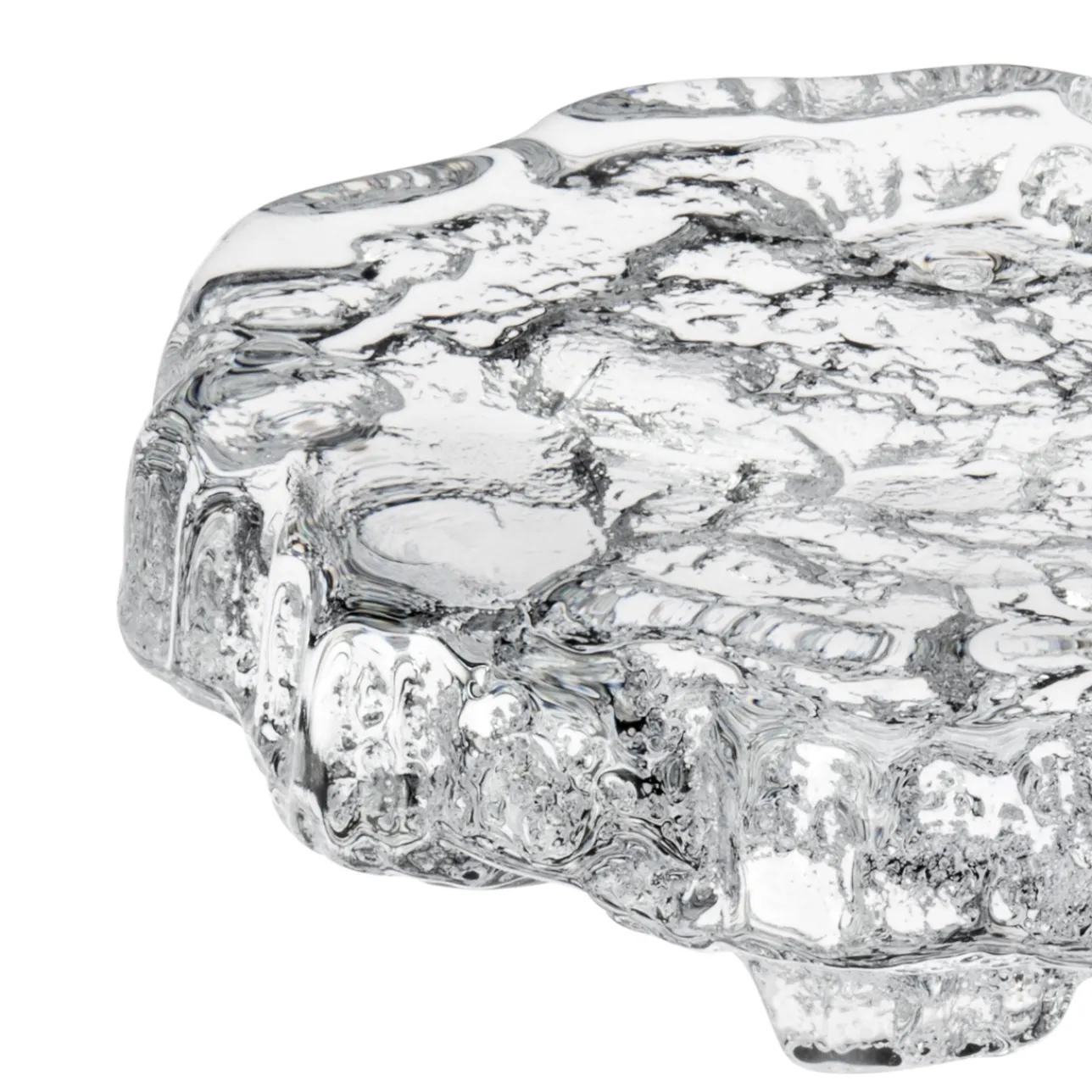 Serveringsbrickor Och Uppläggningsfat|Konstföremål*IITTALA Isflak konstverk 135x24mm Klar