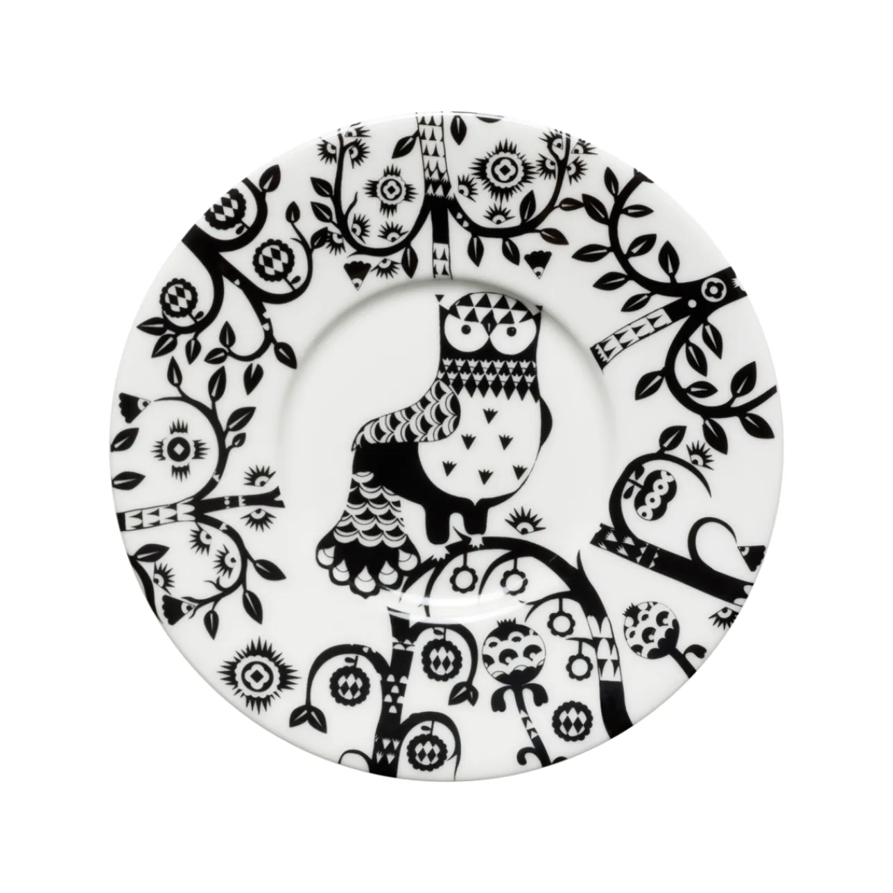 Muggar Och Koppar*IITTALA Kaffe/cappuccinokopp 0,2L & fat 15cm svart