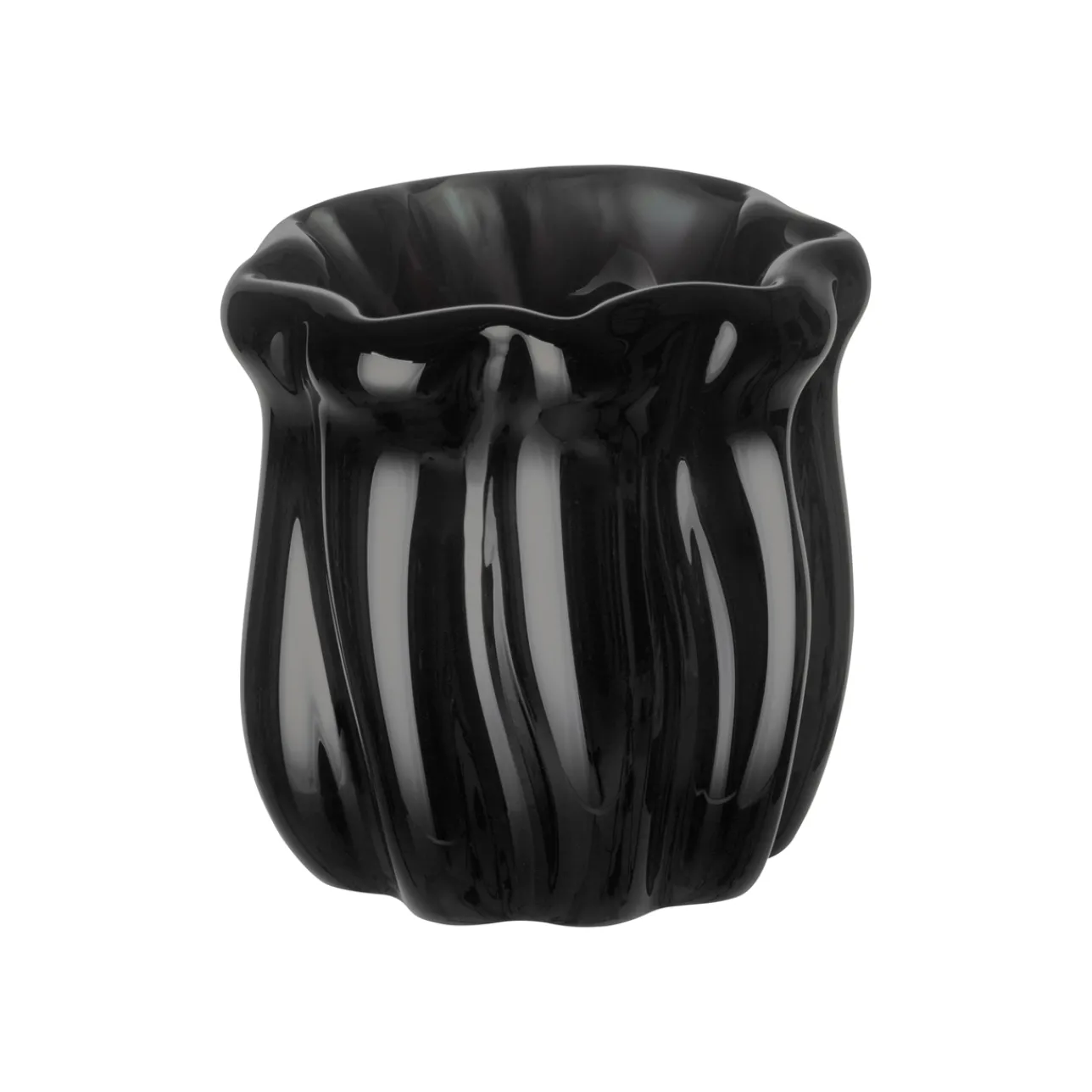 Konstföremål|Vaser*IITTALA Kalvolan kanto konstverk 140mm mörk grå Mörk grå