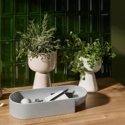 Dekorativa Skålar Och Fat|Accessoarer*IITTALA Keramikskål 370x75mm light grå