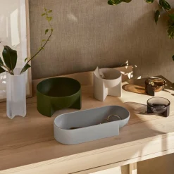 Dekorativa Skålar Och Fat|Accessoarer*IITTALA Keramikskål 240x120mm moss grön