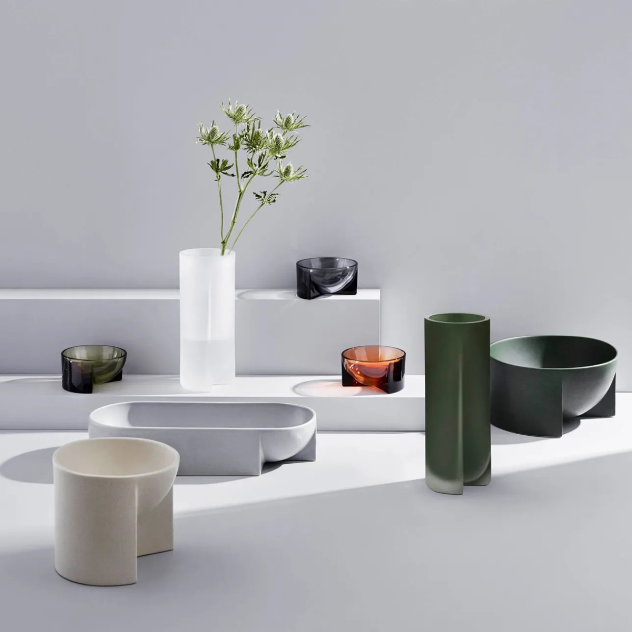 Dekorativa Skålar Och Fat|Accessoarer*IITTALA Keramikskål 240x120mm moss grön
