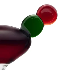 Birds By Toikka|Konstföremål*IITTALA Kiikkuri 320x240mm tranbär