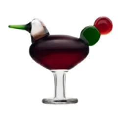 Birds By Toikka|Konstföremål*IITTALA Kiikkuri 320x240mm tranbär