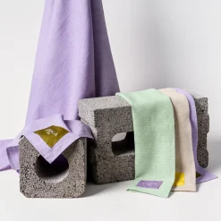 Kökstextilier*IITTALA Kökshandduk 47x65cm Lila-oliv