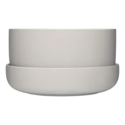 Krukor*IITTALA Kruka med Fat ljusgrå M