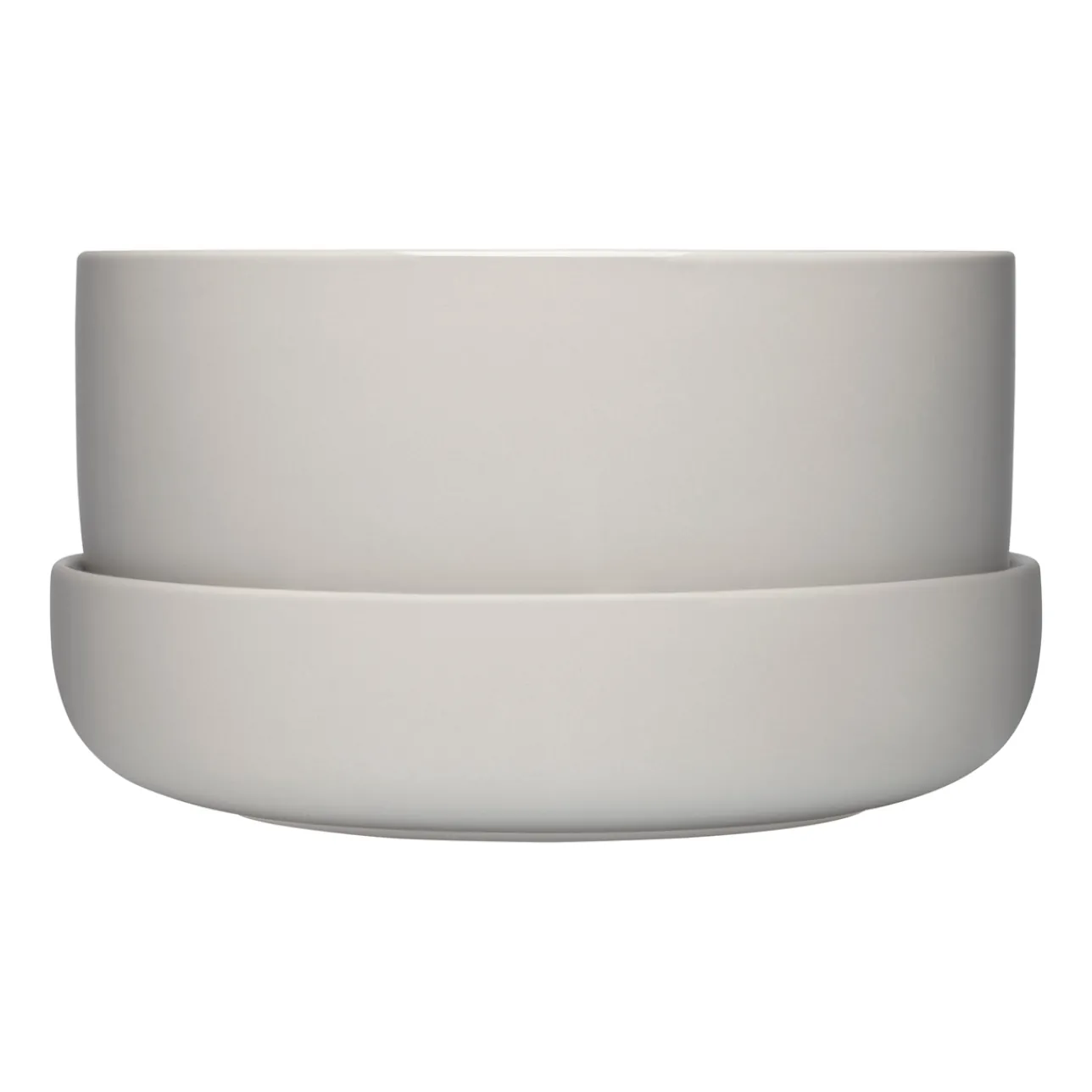 Krukor*IITTALA Kruka med Fat ljusgrå M