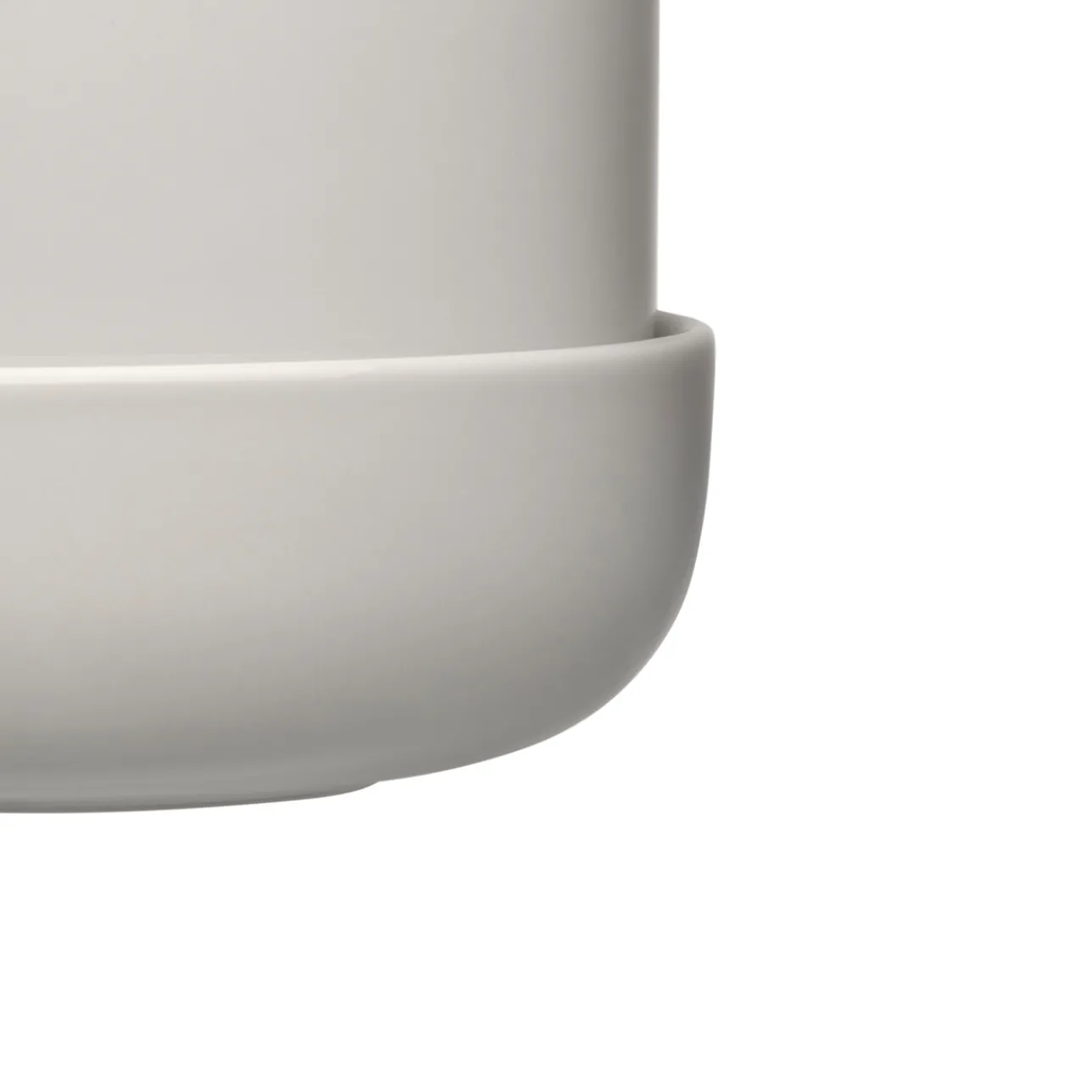 Krukor*IITTALA Kruka med Fat ljusgrå S Grå