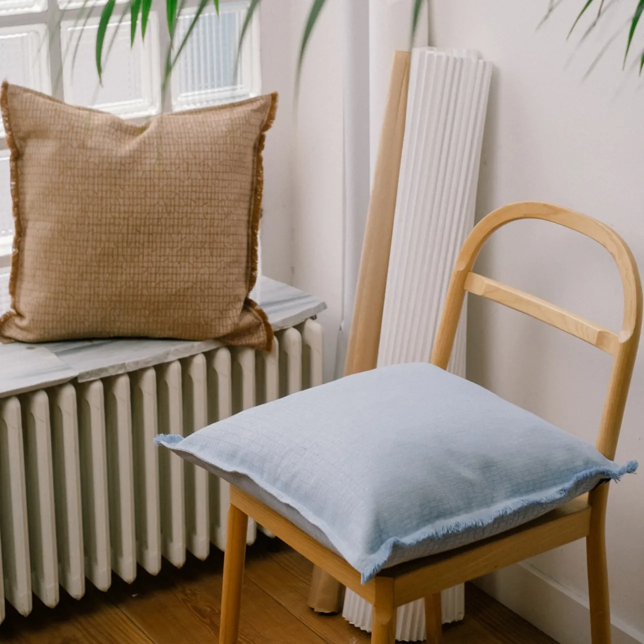 Hemtextilier*IITTALA Kuddfodral 50x50cm blå Blå