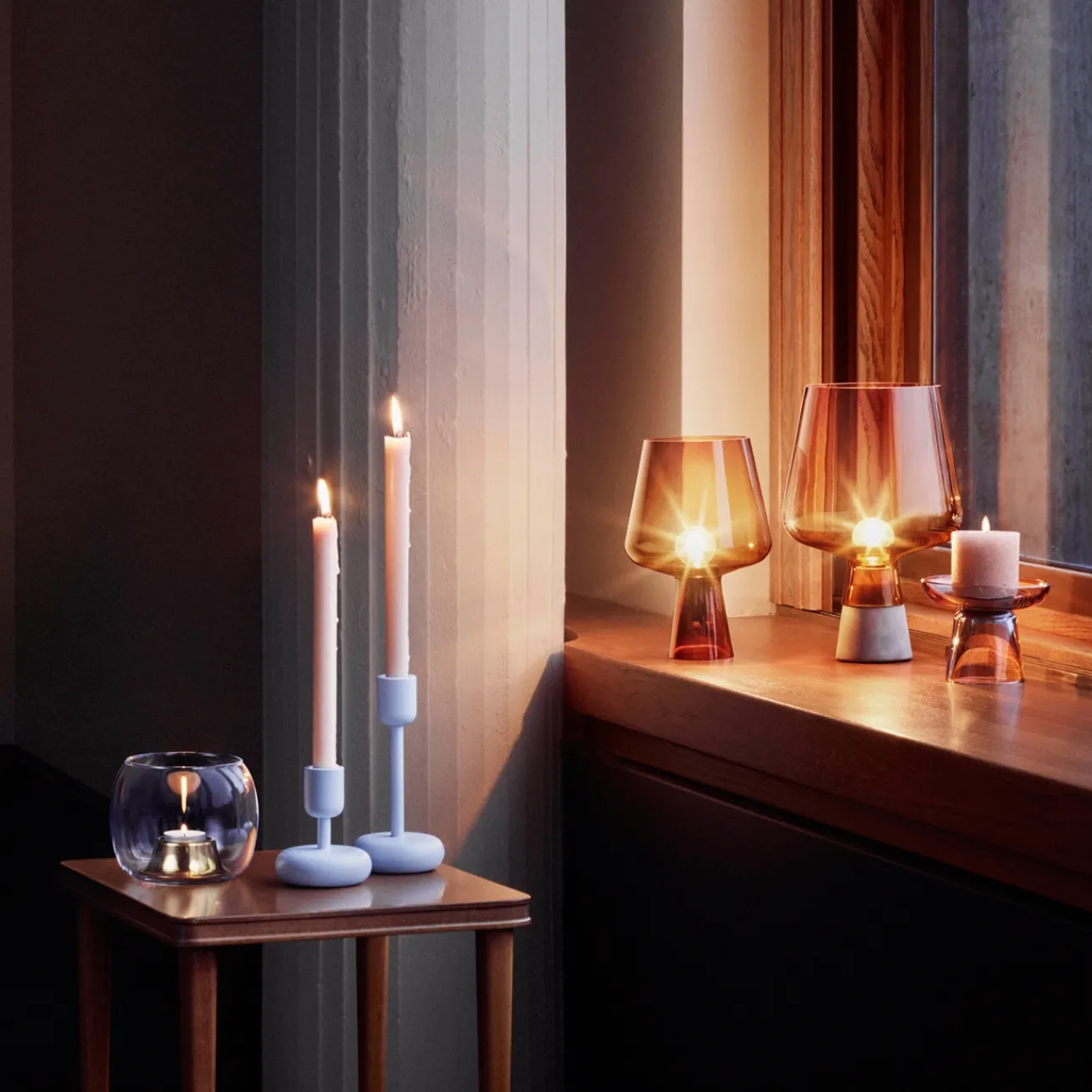 Bordslampor*IITTALA Lampa 300x200mm Koppar